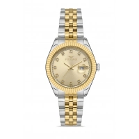 Ferro Rose/Gümüş Çelik Kordon Kadın Kol Saati FL21294A-E