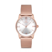 Ferro Rose Mesh Strap Womens Wristwatch F21182C-C