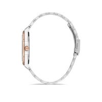 Ferro Rose ve Gümüş Çelik Kordon Erkek Kol Saati F40092A-E 3ATM Su Geçirmez 2 Yıl Garantili