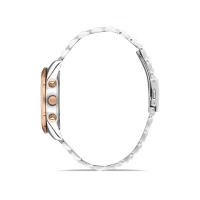 Ferro Rose ve Gümüş Çelik Kordon Erkek Kol Saati FM31289A-E3 Fonksiyonları Aktif 3 ATM Su Geçirmez