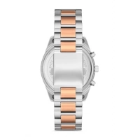 Ferro Rose and Silver Steel Strap Mens Wristwatch FM31920A-E