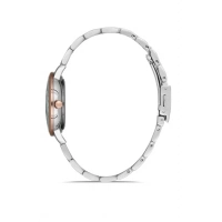 Ferro Rose and Silver Steel Strap Womens Wristwatch F40093A-E