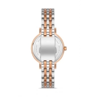 Ferro Rose and Silver Steel Strap Womens Wristwatch FL21252A-E