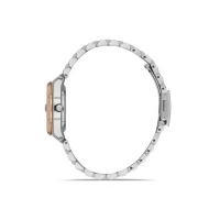 Ferro Rose ve Gümüş Çelik Kordon Kadın Kol Saati FL21492A-E13 3ATM Su Geçirmez 2 Yıl Garantili