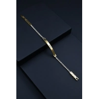 Ferro Sarı Çelik Erkek Takı FRJ10078-B