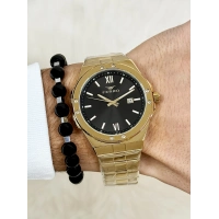 Ferro Sarı Çelik Kordon Erkek Kol Saati F11357A-B2 3 ATM Su Geçirmez 2 Yıl Garantili Hediye Paketli