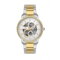 Ferro Sarı Çelik Kordon Erkek Kol Saati F31399A-D 3ATM Su Geçirmez 2 Yıl Garantili HediyePaketli