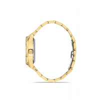 Ferro Sarı Çelik Kordon Erkek Kol Saati FM11537AWT-B2 Fonksiyonları Aktif 3ATM Su Geçirmez