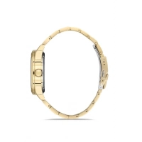 Ferro Sarı Çelik Kordon Erkek Kol Saati FM40106A-B6 Tüm Fonksiyonlar Aktif 3 ATM Su Geçirmez