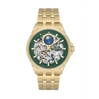 Ferro Sarı Çelik Kordon Erkek Kol Saati FM40111A-B6 Tüm Fonksiyonlar Aktif 3 ATM Su Geçirmez