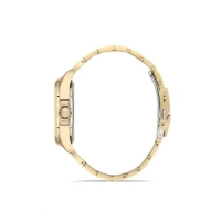 Ferro Sarı Çelik Kordon Erkek Kol Saati FM40111A-B6 Tüm Fonksiyonlar Aktif 3 ATM Su Geçirmez