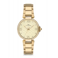 Ferro Sarı Çelik Kordon Kadın Kol Saati F81595A-789-B2