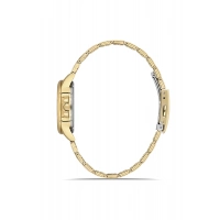 Ferro Sarı Çelik Kordon Kadın Kol Saati FL21393A-B6 3ATM Su Geçirmez 2 Yıl Garantili HediyePaketli