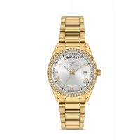 Ferro Sarı Celik Kordon Kadın Kol Saati FL21442A-B