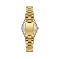 Ferro Sarı Çelik Kordon Kadın Kol Saati FL21492A-B 3ATM Su Geçirmez 2 Yıl Garantili HediyePaketli