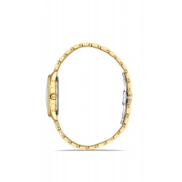 Ferro Sarı Çelik Kordon Kadın Kol Saati FL21512AWT-B 3ATM Su Geçirmez 2 Yıl Garantili Hediye Paketli