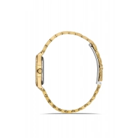 Ferro Sarı Çelik Kordon Kadın Kol Saati FL21518AWT-B 3ATM Su Geçirmez 2 Yıl Garantili HediyePaketli