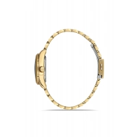 Ferro Sarı Çelik Kordon Kadın Kol Saati FL21570AWT-B4 3ATM Su Geçirmez 2 Yıl Garantili HediyePaketli