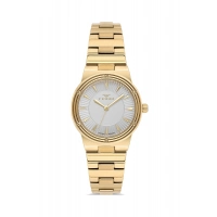 Ferro Sarı Çelik Kordon Kadın Kol Saati FL21586AWT-B