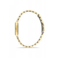 Ferro Sarı Çelik Kordon Kadın Kol Saati FL21599AWT-B6 3ATM Su Geçirmez 2 Yıl Garantili HediyePaketli