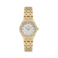 Ferro Sarı Çelik Kordon Kadın Kol Saati FL21610AWT-B