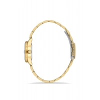 Ferro Sarı Çelik Kordon Kadın Kol Saati FL21618A-B 3ATM Su Geçirmez 2 Yıl Garantili HediyePaketli