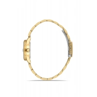 Ferro Sarı Çelik Kordon Kadın Kol Saati FL21618A-B6 3ATM Su Geçirmez 2 Yıl Garantili HediyePaketli