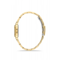 Ferro Sarı Çelik Kordon Kadın Kol Saati FL40112A-B6 3ATM Su Geçirmez 2 Yıl Garantili HediyePaketli