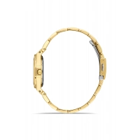 Ferro Sarı Çelik Kordon Kadın Kol Saati FL40134A-B 3ATM Su Geçirmez 2 Yıl Garantili HediyePaketli