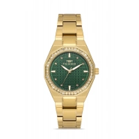 Ferro Sarı Çelik Kordon Kadın Kol Saati FL40134A-B6 3ATM Su Geçirmez 2 Yıl Garantili HediyePaketli