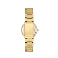 Ferro Sarı Çelik Kordon Kadın Kol Saati FL40140A-B6 3ATM Su Geçirmez 2 Yıl Garantili HediyePaketli