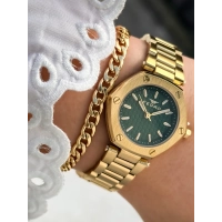 Ferro Sarı Çelik Kordon Kadın Kol Saati FL43006A-B6 3ATM Su Geçirmez 2 Yıl Garantili HediyePaketli