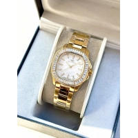 Ferro Sarı Çelik Kordon Kadın Kol Saati FL43008A-B 3ATM Su Geçirmez 2 Yıl Garantili HediyePaketli