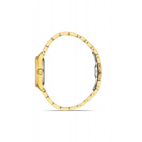 Ferro Sarı Çelik Kordon Kadın Kol Saati FL43018A-B6 3ATM Su Geçirmez 2 Yıl Garantili HediyePaketli