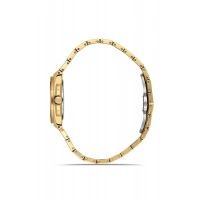 Ferro Sarı Çelik Kordon Kadın Kol Saati FL43026A-B 3ATM Su Geçirmez 2 Yıl Garantili HediyePaketli