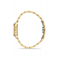 Ferro Sarı Çelik Kordon Kadın Kol Saati FL43030A-B 3ATM Su Geçirmez 2 Yıl Garantili HediyePaketli