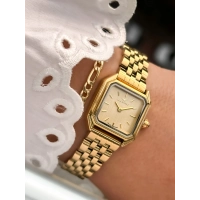 Ferro Sarı Çelik Kordon Kadın Kol Saati FM88210A-B4 2 Yıl Garantili 3 ATM Su Geçirmez Hediye Paketli