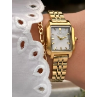 Ferro Sarı Çelik Kordon Kadın Kol Saati FM88282A-B 2 Yıl Garantili 3 ATM Su Geçirmez Hediye Paketli