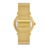 Ferro Sarı Hasır Kordon Erkek Kol Saati F11182C-B 3 ATM Su Geçirmez 2 Yıl Garantili Hediye Paketli