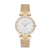 Ferro Sarı Hasır Kordon Kadın Kol Saati F21149C-B