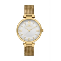 Ferro Yellow Mesh Strap Womens Wristwatch F21232C-B