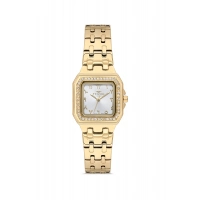 Ferro Sarı Kordon Çelik Kordon Kadın Kol Saati FL21609AWT-B 3ATM Su Geçirmez 2 Yıl Garantili