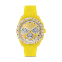 Ferro Sarı Silikon Kordon Kol Saati FM11401D-ZS Fonksiyonları Aktif 3ATM Su Geçirmez HediyePaket