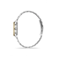 Ferro Sarı ve Gümüş Çelik Kordon Kadın Kol Saati FL21464A-D 3ATM Su Geçirmez 2 Yıl Garantili