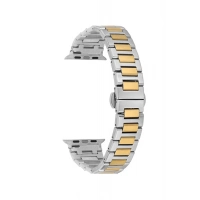 Ferro Sarı ve Gümüş Çelik Akıllı Saat Kordon FSWMK1006-D