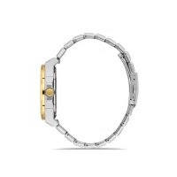 Ferro Yellow and Silver Steel Strap Mens Wristwatch F11357A-D