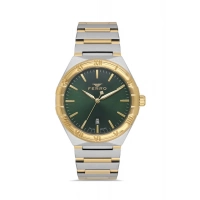 Ferro Sarı ve Gümüş Çelik Kordon Erkek Kol Saati F11471A-D6 3 ATM Su Geçirmez 2 Yıl Garantili