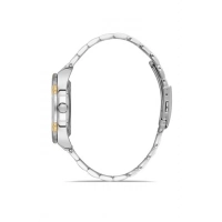 Ferro Sarı ve Gümüş Çelik Kordon Erkek Kol Saati F11484A-D6 3 ATM Su Geçirmez 2 Yıl Garantili