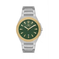 Ferro Sarı ve Gümüş Çelik Kordon Erkek Kol Saati F11498AWT-D6 3 ATM Su Geçirmez 2 Yıl Garantili