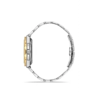 Ferro Sarı ve Gümüş Çelik Kordon Erkek Kol Saati F11498AWT-D6 3 ATM Su Geçirmez 2 Yıl Garantili